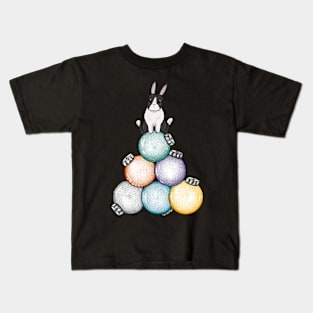 Bauble bunny Kids T-Shirt